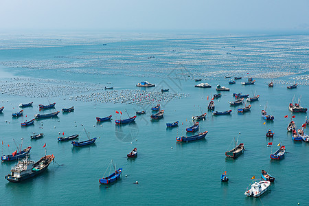 海上养殖背景图片