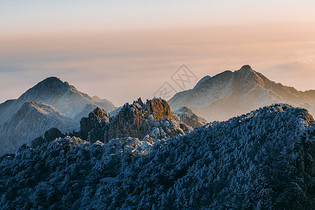 雪后黄山图片