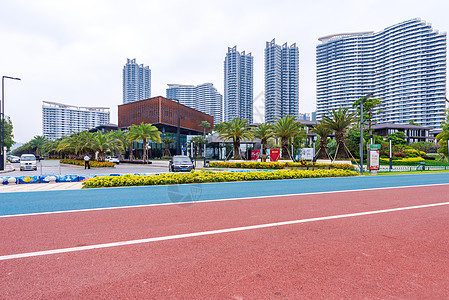 厦门彩虹跑道背景