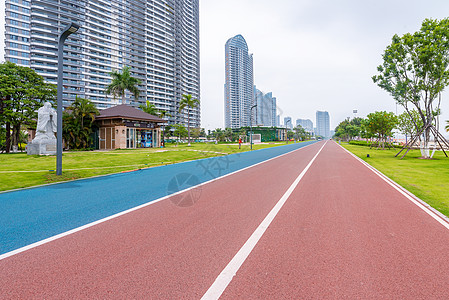 厦门彩虹跑道背景图片