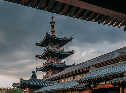 旅游景点图片无锡拈花湾背景