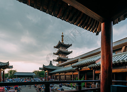 无锡拈花湾背景