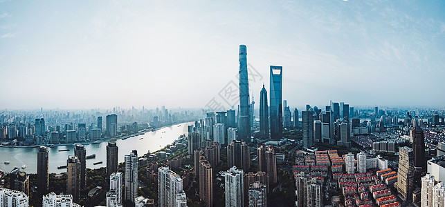 上海城市景观背景图片
