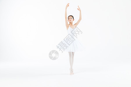 芭蕾舞蹈培训小女孩跳芭蕾舞背景