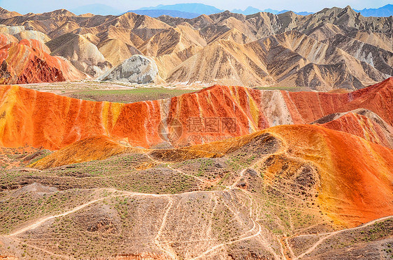 七彩丹霞风景区图片