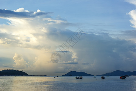 马来西亚沙巴海边风光图片