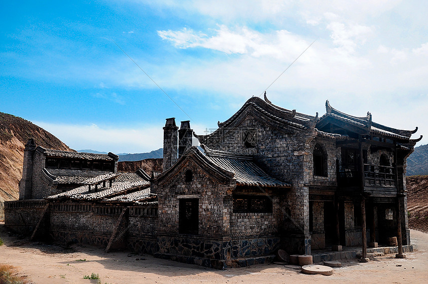 麻子面馆建筑图片