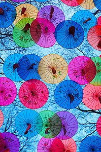 雨伞装饰图片