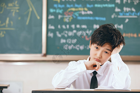 教室黑板小学生课堂学习背景