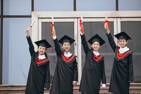 小学生毕业照图片