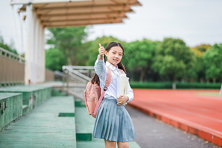 小学生形象背景图片