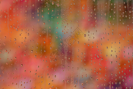 雨夜玻璃图片