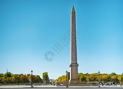 维纳斯神庙法国巴黎协和广场方尖碑背景
