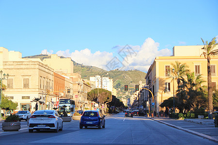 意大利特拉帕尼城市街道图片