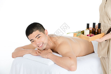 男性SPA精油护理图片