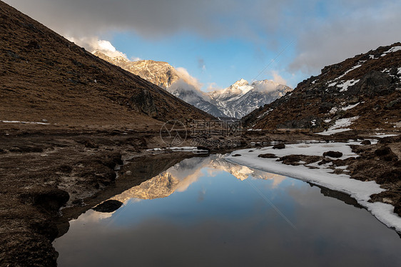 尼泊尔ebc雪山图片