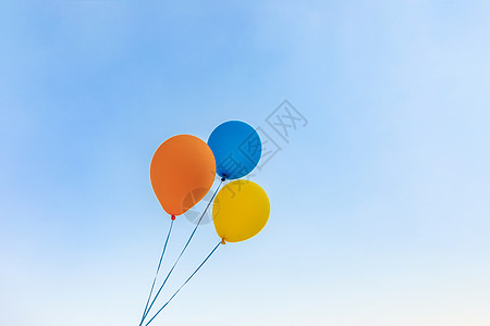 彩色气球放飞气球高清图片