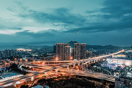 厦门城市风光高架桥高清图片素材