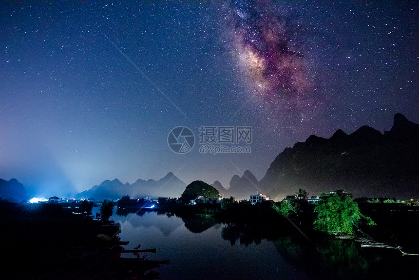 桂林银河星空图片