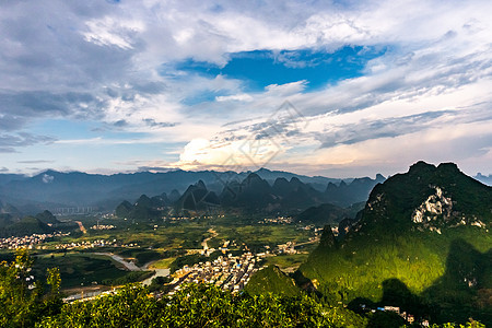 桂林山水风光背景图片