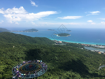 亚龙湾鸟巢海岛高清图片素材