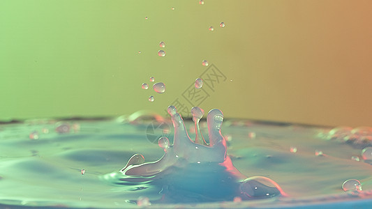 水滴色彩背景图片