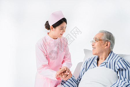 护士照顾住院病人图片