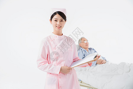 孕前检查护士形象背景