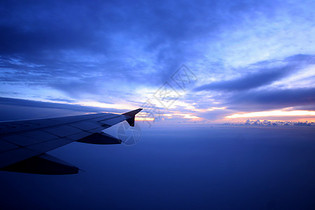 飞机上云层图片