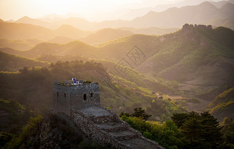 长城风光背景图片