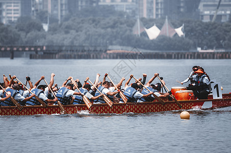 端午节赛龙舟背景图片