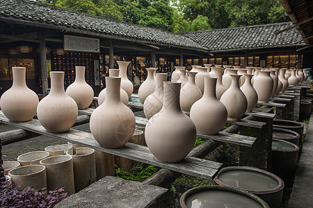 陶瓷花瓶古窑花瓶土坯背景