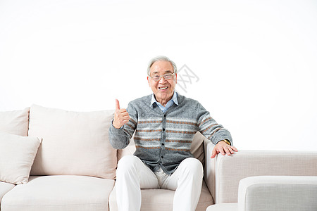 老年人点赞乐观老人高清图片