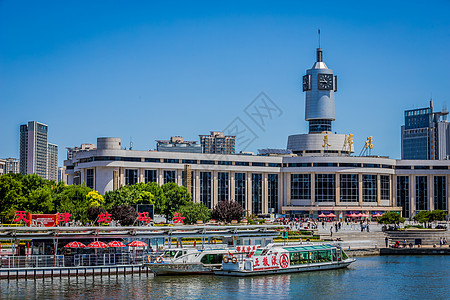 天津火车站风景背景