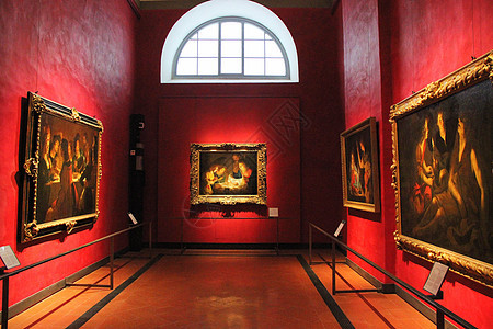 佛罗伦萨乌菲兹美术馆油画展厅图片