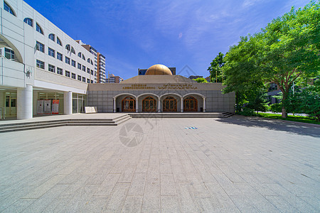 北京外国语大学图书馆图片