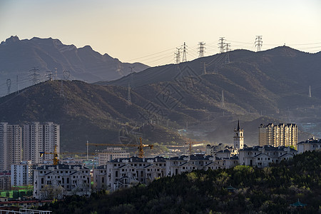 北京门头沟城市背景图片