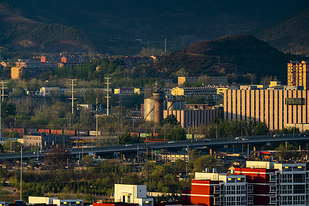 北京门头沟城市背景图片