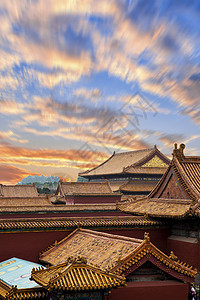 北京故宫博物院宫殿屋檐图片