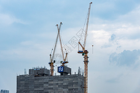 厂房外景城市基础建设背景