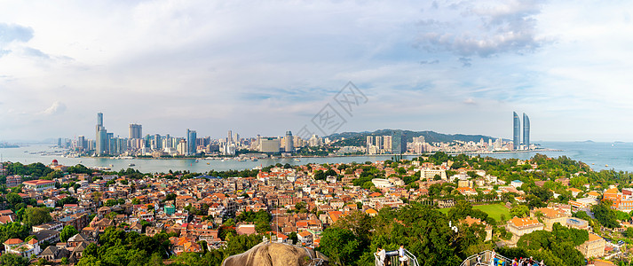 户外风景厦门鼓浪屿背景