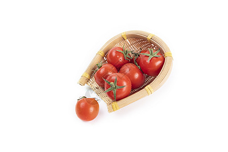 带蒂番茄西红柿背景