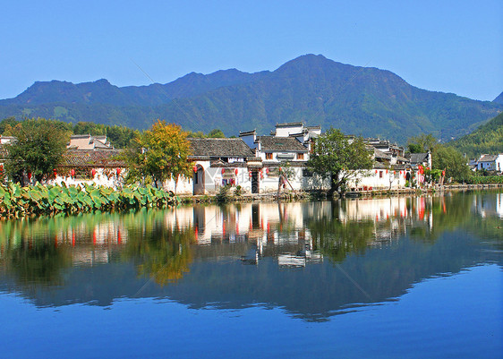 古镇田园风光图片