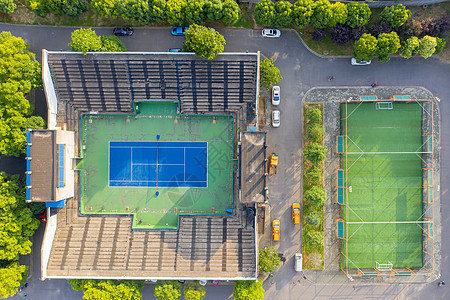 标准网球比赛场馆图片