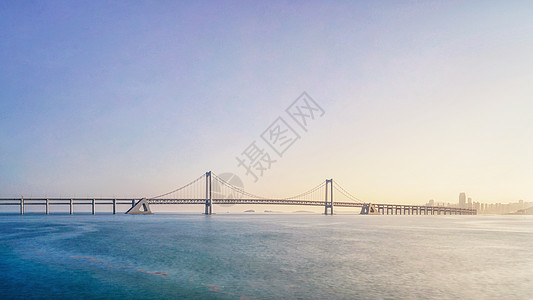 大连跨海大桥背景图片