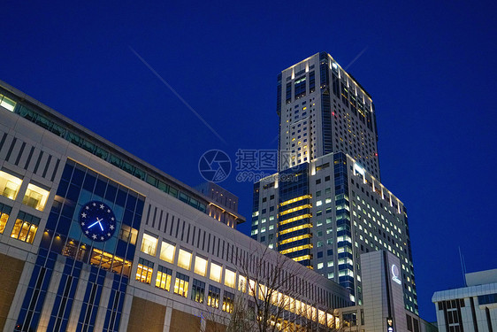 北海道首府札幌夜景图片