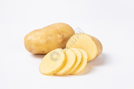土豆食材土豆片高清图片