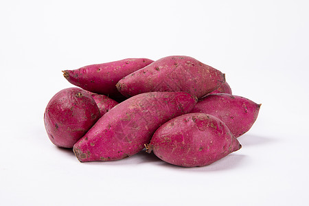 紫薯红薯白底高清图片