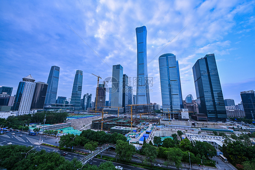 ‘~北京CBD城市夜晚全景  ~’ 的图片