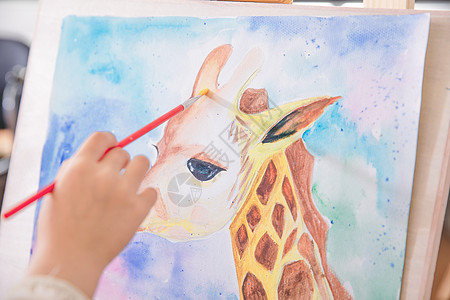 美术绘画培训儿童一对一绘画教学背景